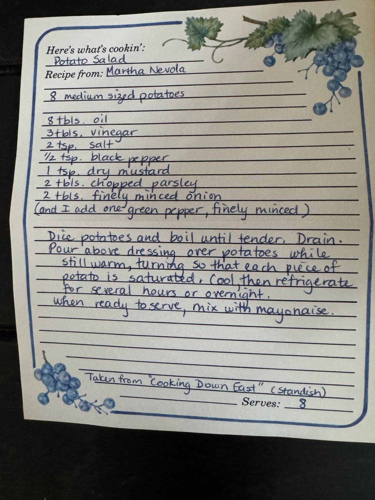 This was the wife of a co-worker of Jim Fatkin's