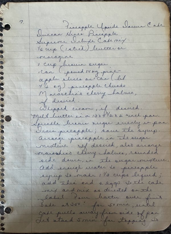 Pineapple Upside-Down Cake